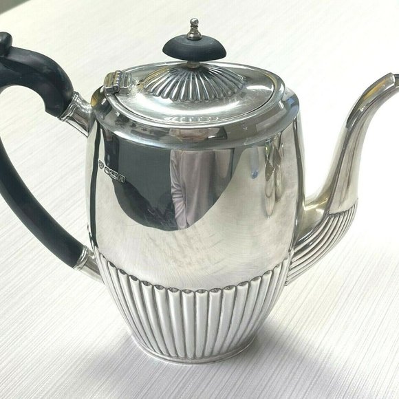 Vintage C.J. Vander Edwardian Style Sterling Silver 4 Piece Coffee/Tea Set - Picture 6 of 6